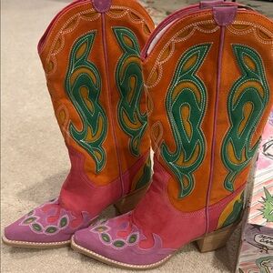 Jeffrey Campbell Western Cowboy Boots - W8 - NWT
